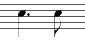 Eighth Note + Eighth Rest