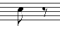 Eighth Note + Eighth Rest