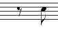  Eighth Rest + Eighth Note