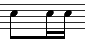 Eighth Note + Two Sixteenth Notes