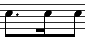Dotted Eighth Note + Sixteenth Note + Eighth Note