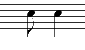 Eighth Note + Quarter Note