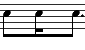 Eighth Note + Sixteenth Note + Dotted Eighth Note